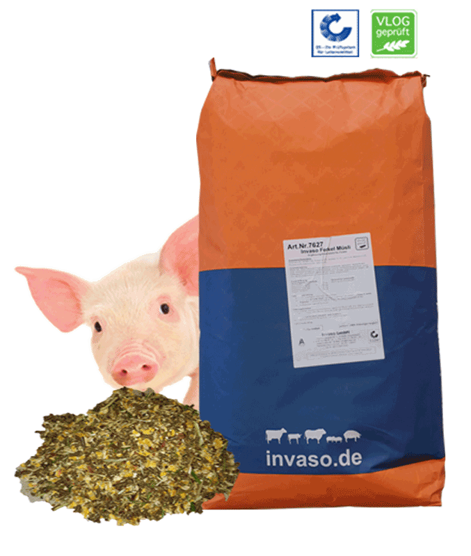 Ideal für die Ferkelaufzucht: "Invaso Ferkelmüsli" ab sofort bestellbar title=